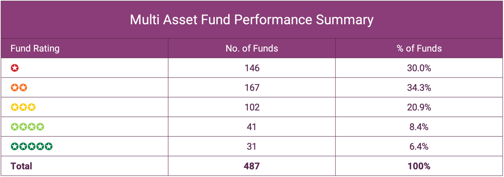 Multi Asset Fund Performance Summary